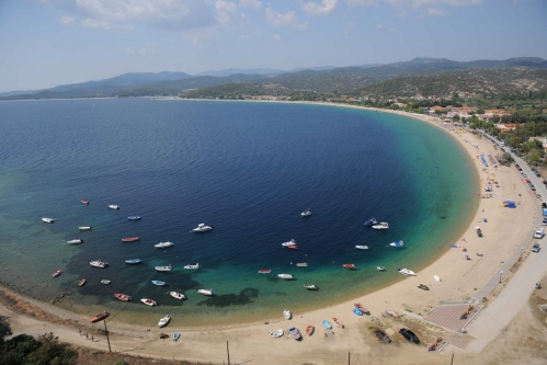 Amazing beach of the Sithonia Island, Greece